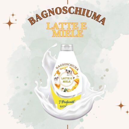 Gel de duș LATTE Y MIELE 450 ml detergentlarobinet.ro