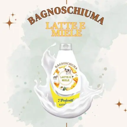 Gel de duș LATTE Y MIELE 450 ml detergentlarobinet.ro