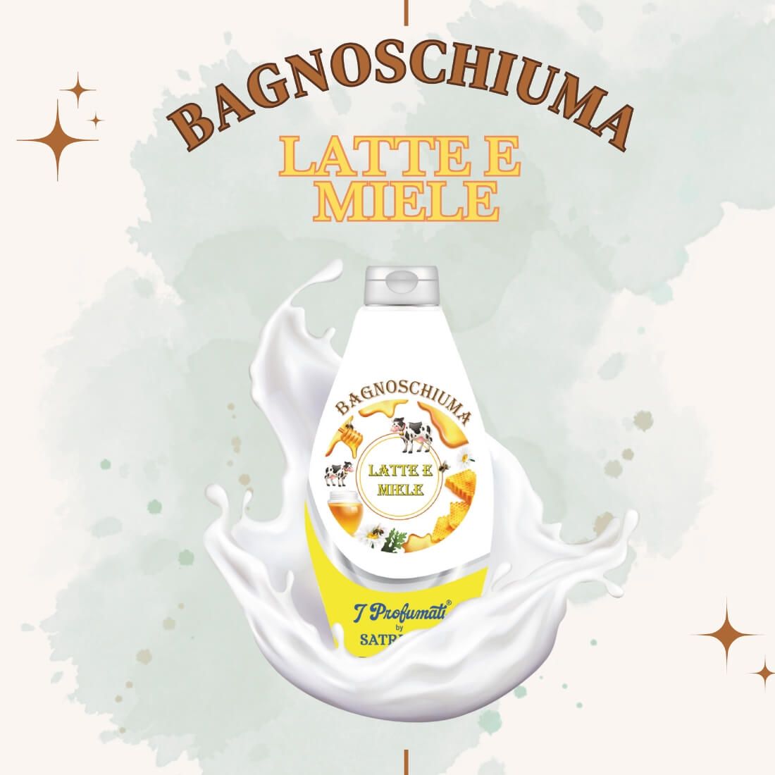 Gel de duș LATTE Y MIELE 450 ml Gel de duș LATTE Y MIELE 450 ml detergentlarobinet.ro