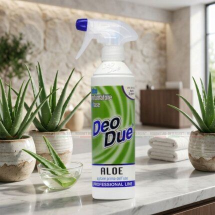 Odorizant Profesional DEO DUE Aloe – 500 ML, parfum lămâie, parfum
