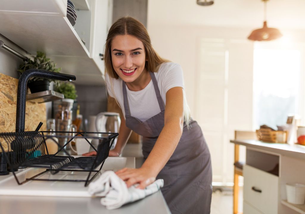 Produse de curatenie in bucatarie