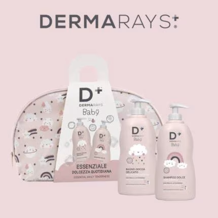 Baby Kit B - DermaRays set gel de duș și șampon 500 ml pentru copii