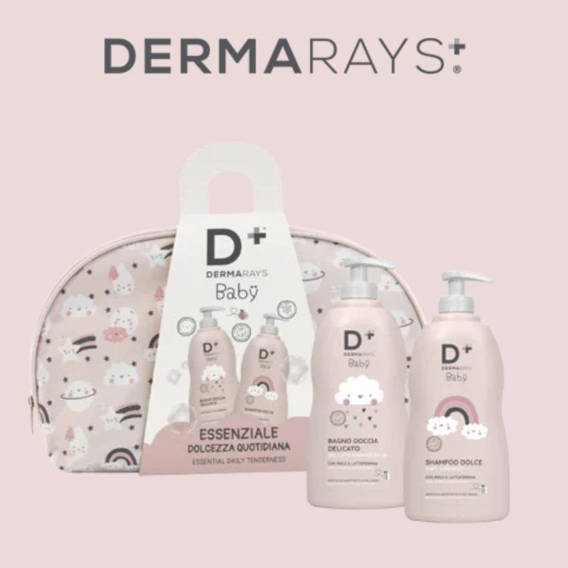 Baby Kit B - DermaRays set gel de duș și șampon 500 ml pentru copii