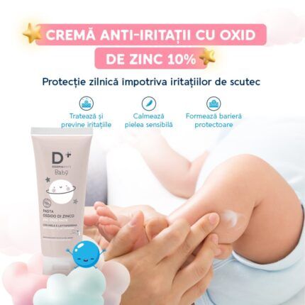 cremă anti-iritații cu oxid de zinc 100 ml - dermarays baby din categoria dermarays baby