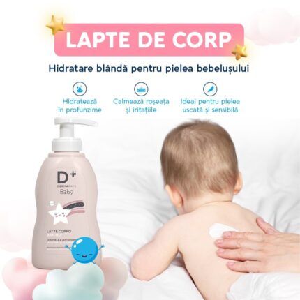lapte de corp 200 ml- dermarays baby din categoria dermarays baby