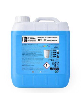 detergent lichid pentru rufe acti life cu bicarbonat, 5 kg din categoria detergenți de rufe