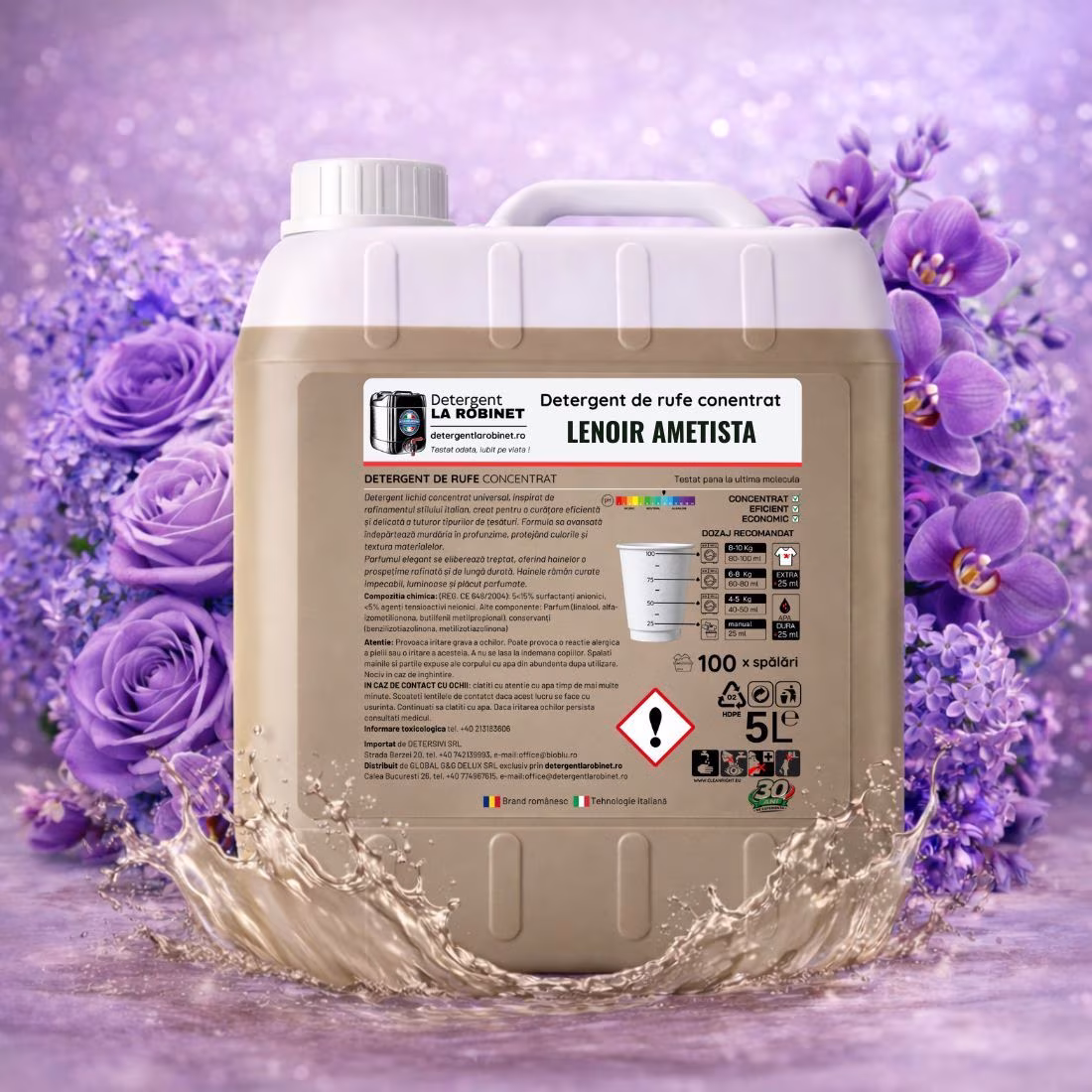 Detergent de rufe LENOIR AMETISTA 5 Kg Detergent de rufe LENOIR AMETISTA 5 Kg detergentlarobinet.ro