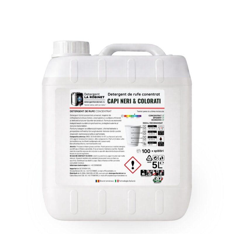 detergent pentru rufe capi neri & colorati, 5 kg din categoria detergenți de rufe