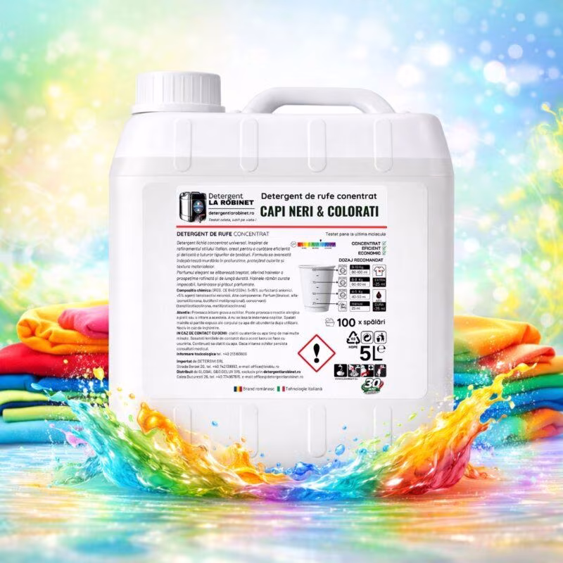 Detergent de rufe CAPI NERI & COLORATI 5 Kg detergentlarobinet.ro
