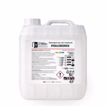 detergent de rufe hipoalergenic baby, 5 kg din categoria detergenți de rufe