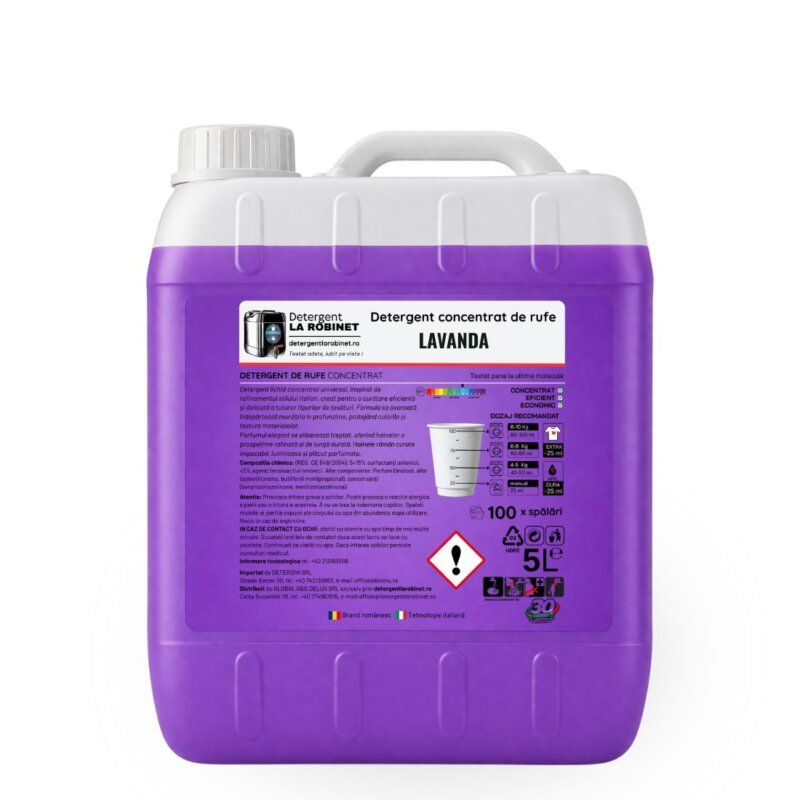 detergent pentru rufe lavanda, 5 kg din categoria detergenți de rufe