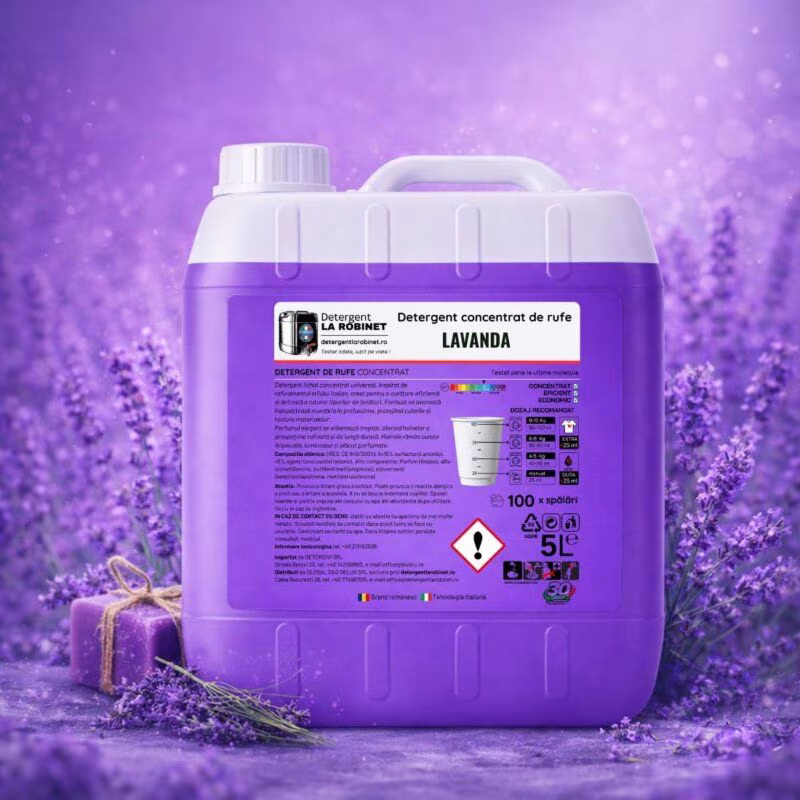 Detergent de rufe LAVANDA 5 kg detergentlarobinet.ro