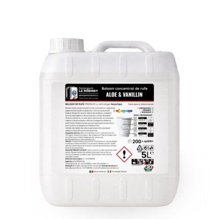 balsam de rufe micro aloe e vanillin nanocaps premium, 5 kg din categoria balsamuri de rufe