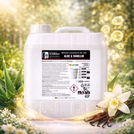 Balsam de rufe Micro Aloe e Vanillin NanoCaps Premium 5 Kg - dublu concentrat cu parfum persistent