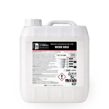 balsam de rufe micro gold nanocaps premium, 5 kg din categoria balsamuri de rufe