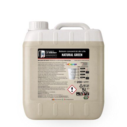 balsam de rufe natural green, 5 kg din categoria balsamuri de rufe