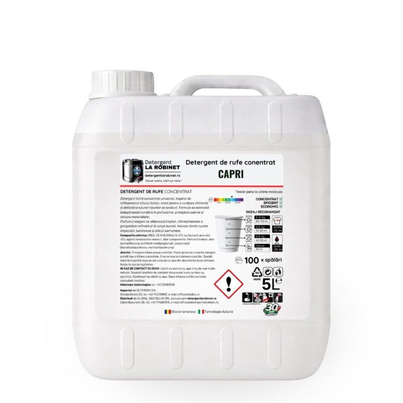 detergent premium pentru rufe capri, 5 kg din categoria detergenți de rufe