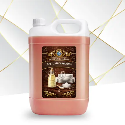 Detergent de vase concentrat ACETO & BICARBONATO 5 kg cu oțet și bicarbonat