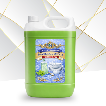 Detergent de vase profesional BICARBONATO & MENTA 5 Kg cu bicarbonat și mentă