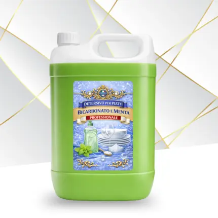 Detergent de vase profesional BICARBONATO & MENTA 5 Kg cu bicarbonat și mentă