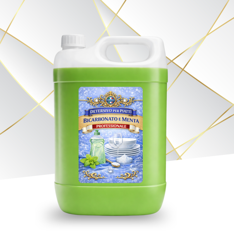 Detergent de vase profesional BICARBONATO & MENTA 5 Kg cu bicarbonat și mentă