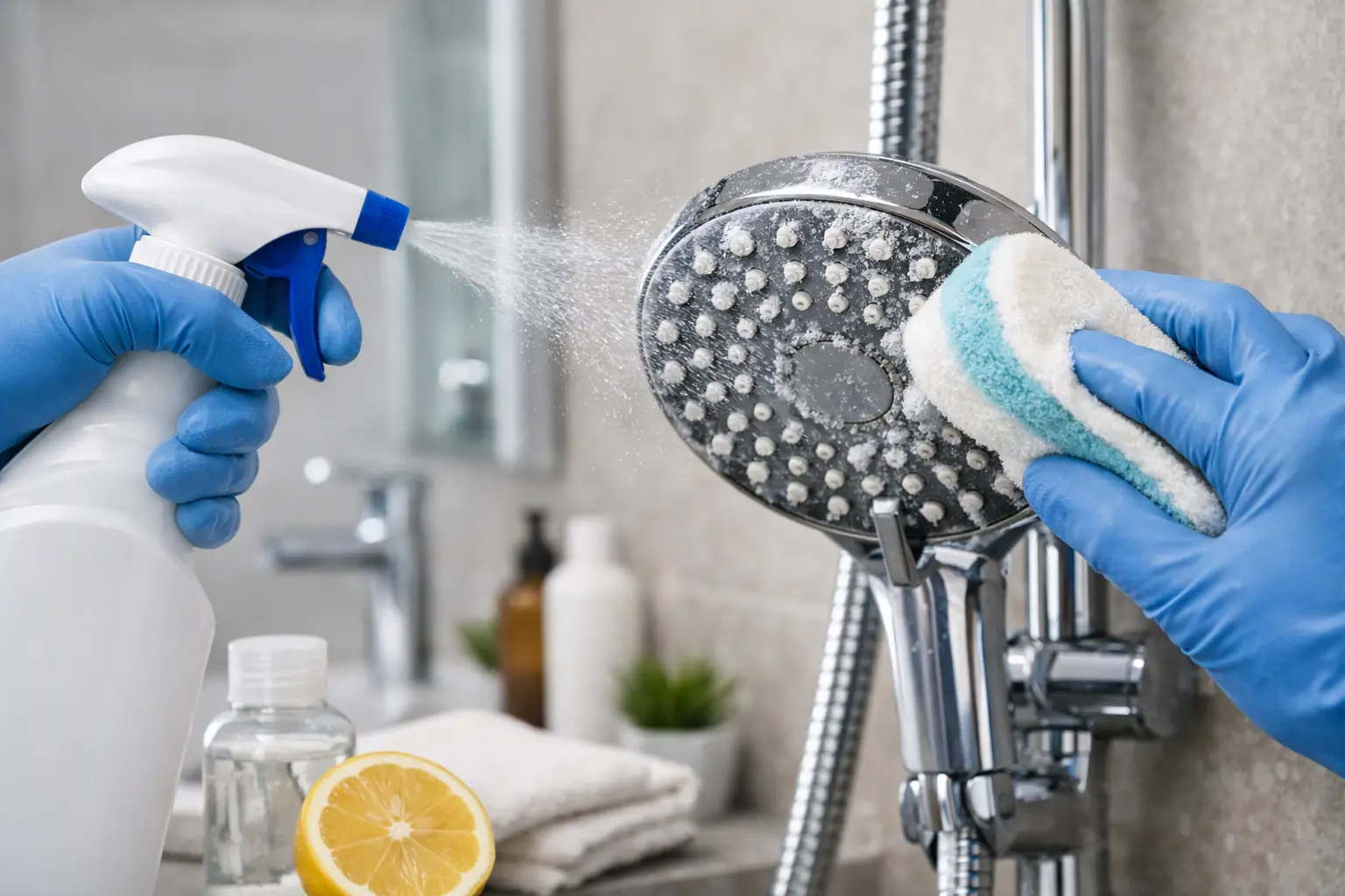 Cum scapi de calcar din baie, fără chin