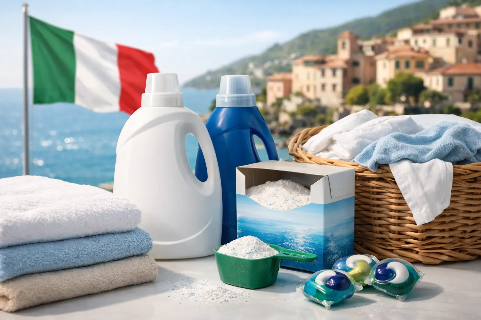 Detergenti italieni pentru rufe: merită?
