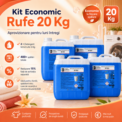 kit economic rufe ice blu — 20 kg (4 × 5 kg) din categoria oferte / promotii