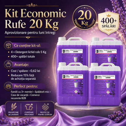 kit economic rufe lavanda — 20 kg (4 × 5 kg) din categoria oferte / promotii