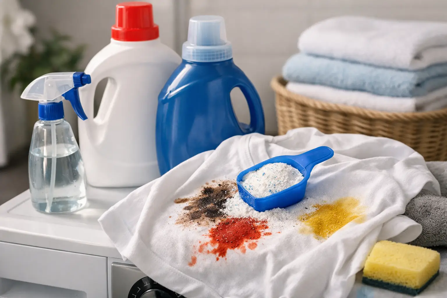 Ce detergent folosești pentru pete dificile?