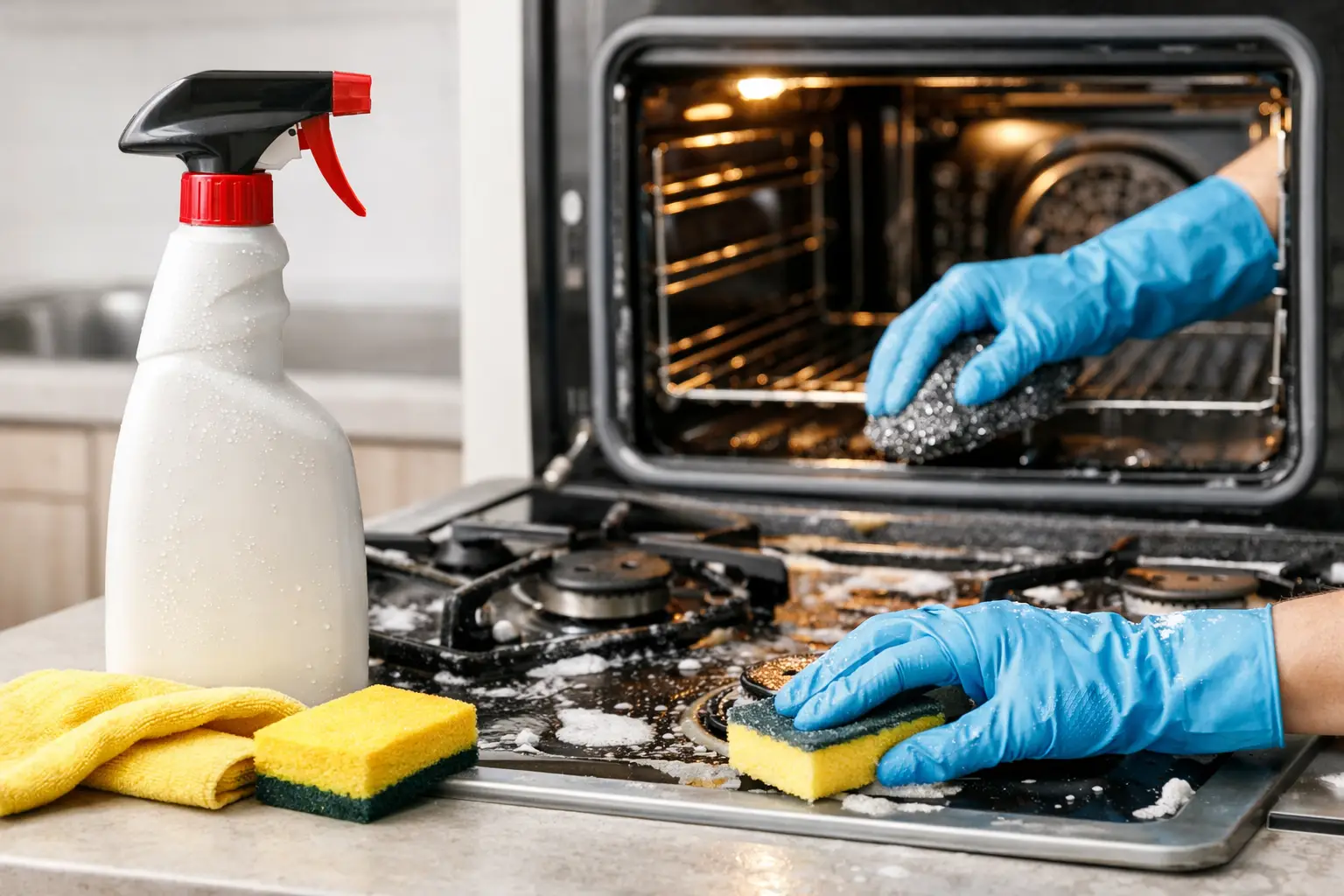 Degresant pentru aragaz si cuptor bun