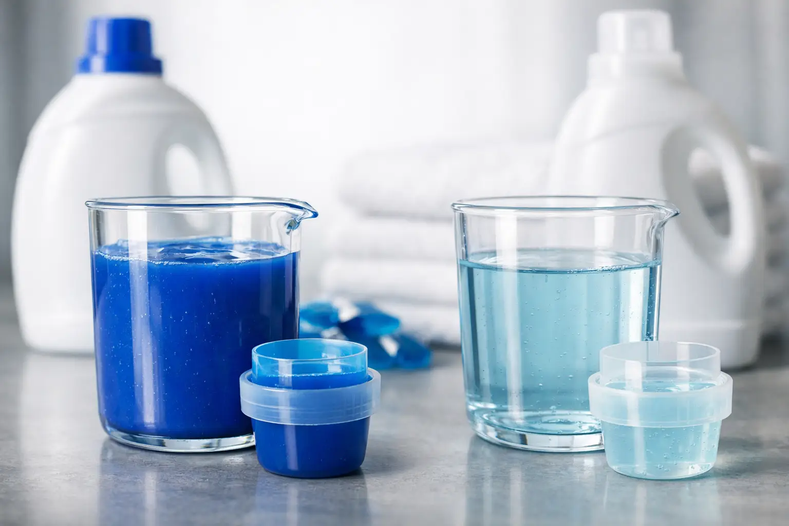 Detergent concentrat versus detergent diluat